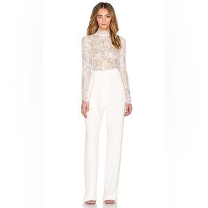 NEW Misha Collection Allegra Lace Pantsuit in Milk - Size XS